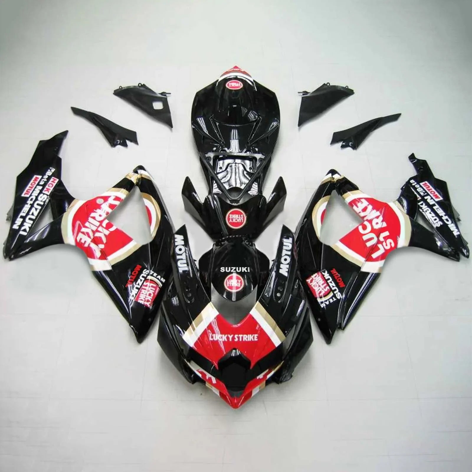 Amotopart Suzuki GSXR 600/750 2008-2010 Kit carenatura plastica ABS K8