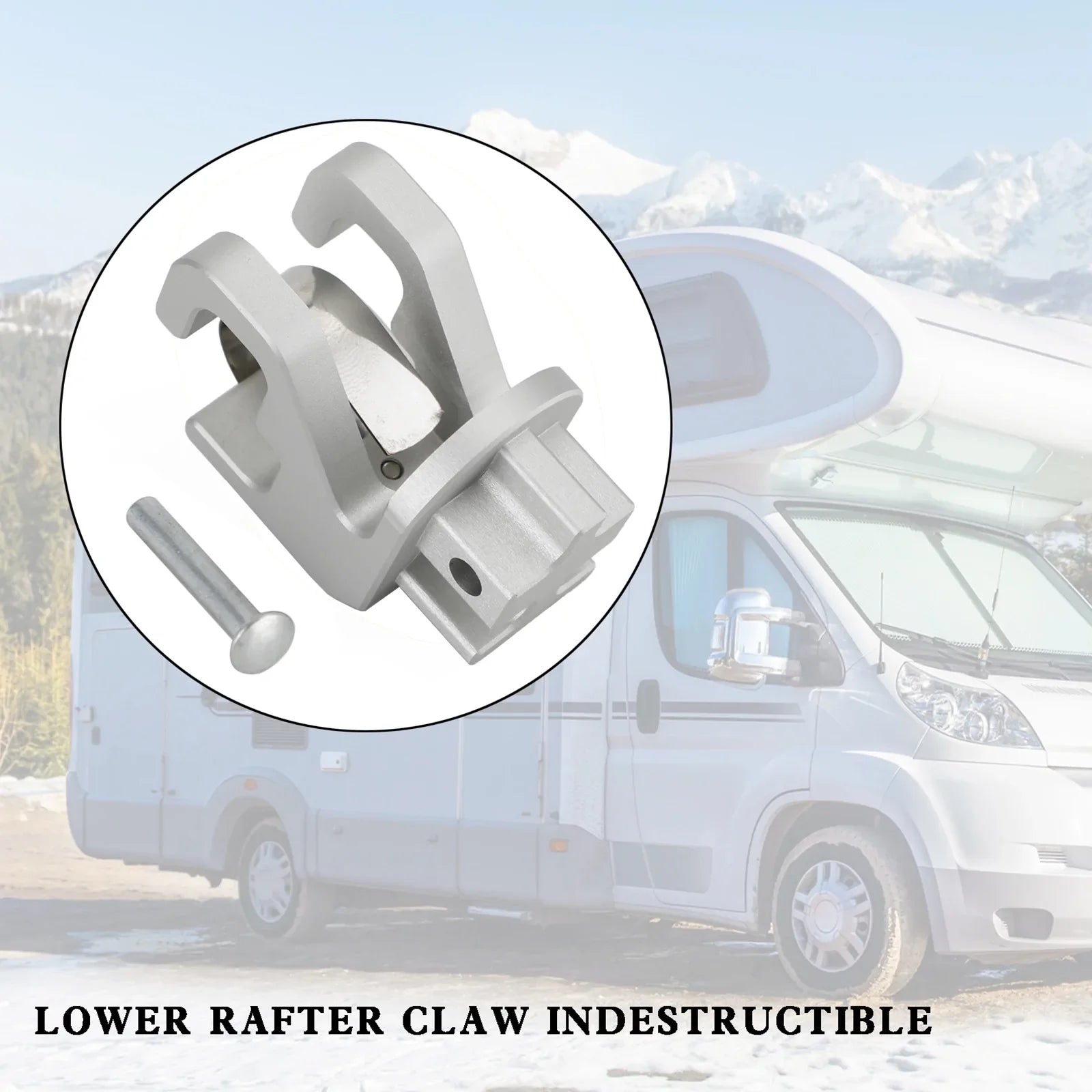 Alminum RV Rafter Claw Satin Quincaillerie pour auvent Dometic SUNCHASER II