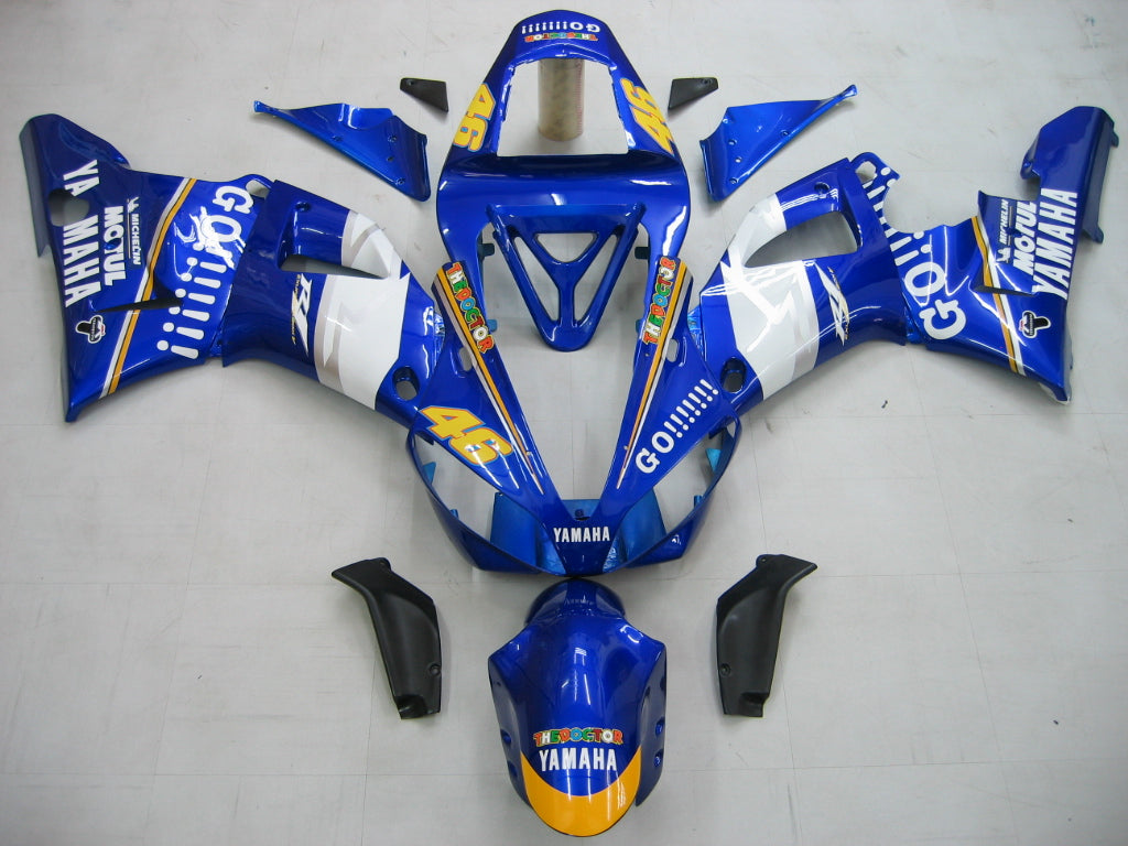 Carene Amotopart 2000-2001 Yamaha YZF-R1 Blu Bianco No.46 R1 Generico