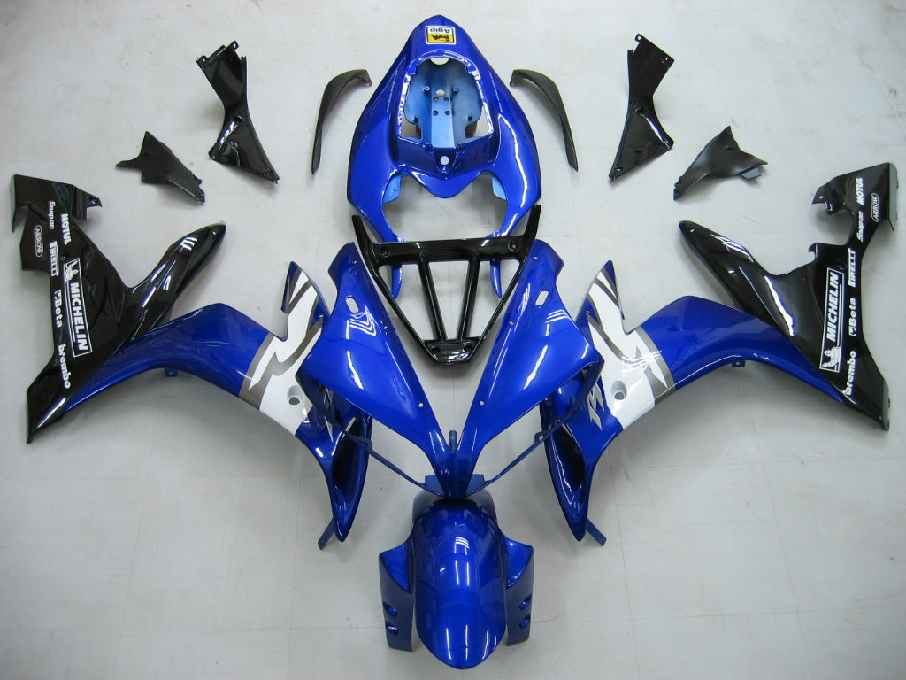 Carénages Amotopart 2004-2006 Yamaha YZF-R1 Bleu Noir R1 Generic