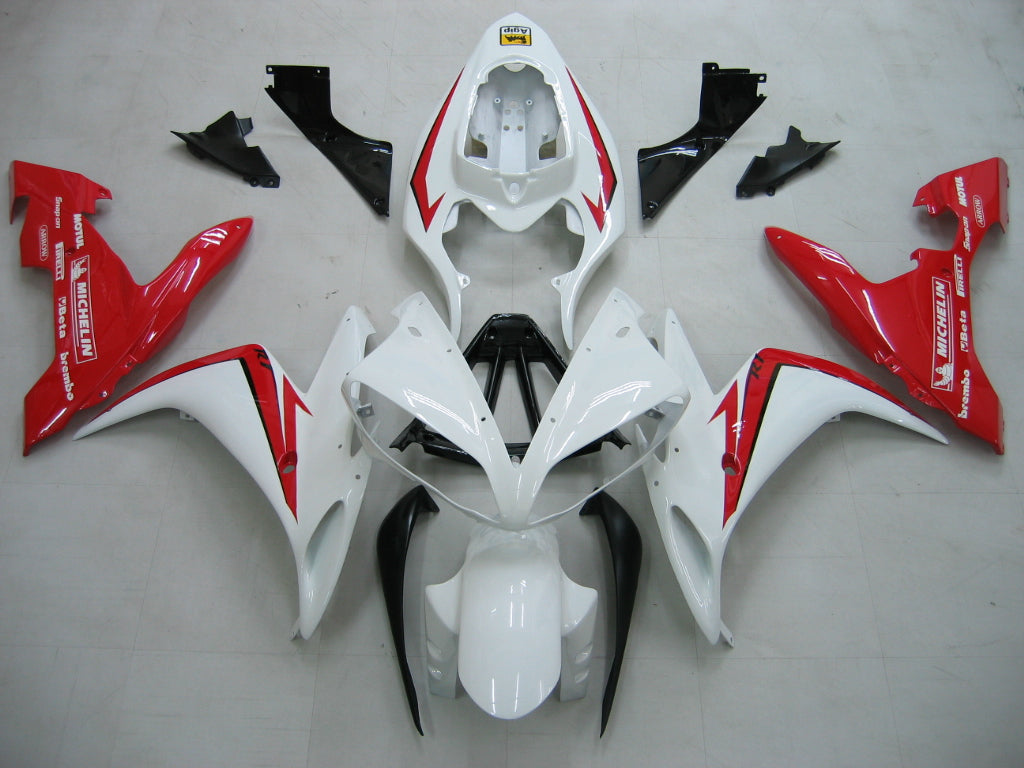 Carénages Amotopart 2004-2006 Yamaha YZF-R1 Blanc Rouge R1 Generic