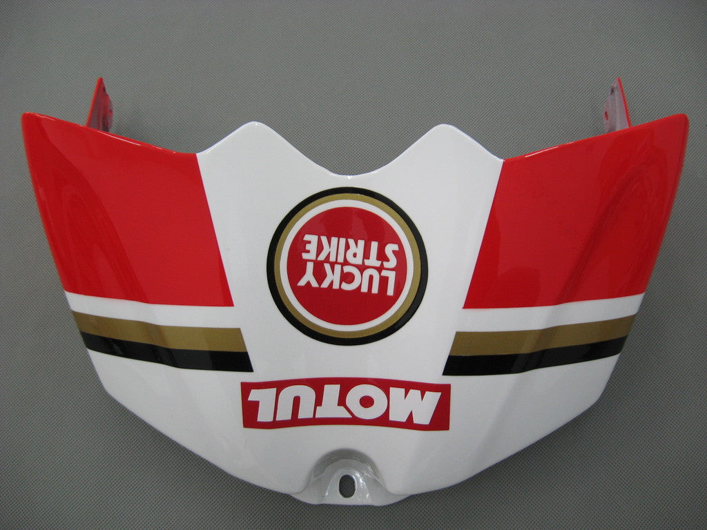 Carenados Amotopart 2007-2008 Yamaha YZF-R1 Blanco Rojo Lucky Strike Genérico