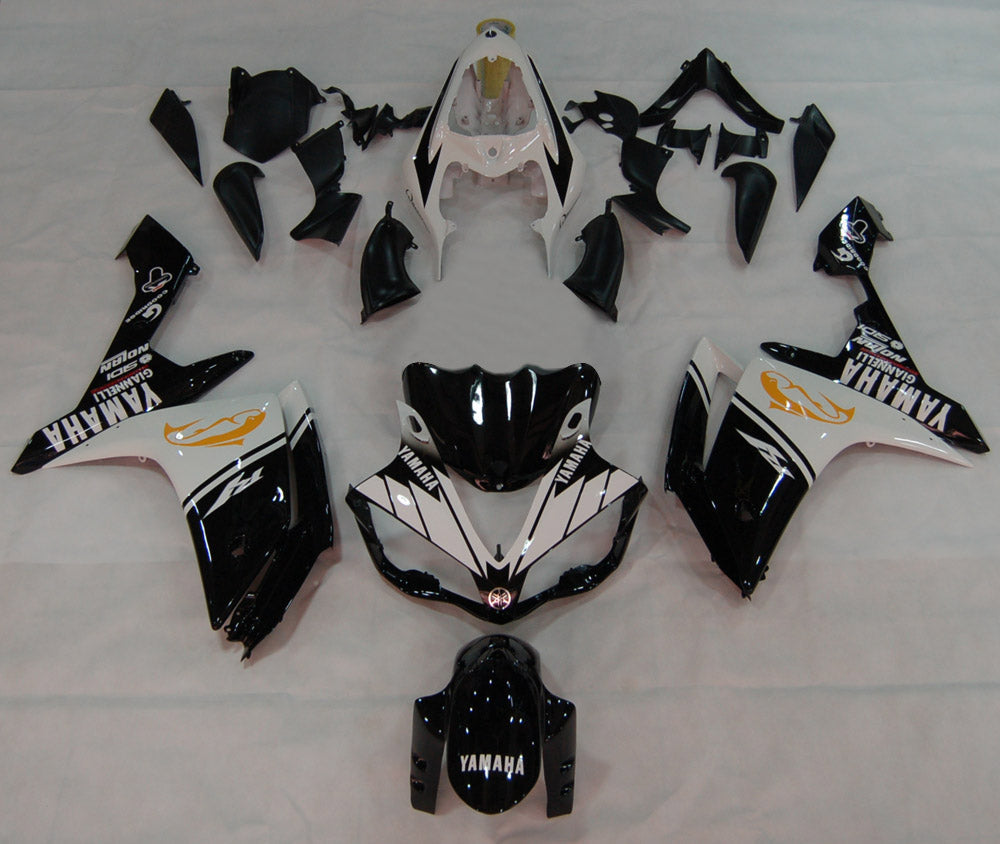 Carénages Amotopart 2007-2008 Yamaha YZF-R1 Noir Blanc R1 Generic