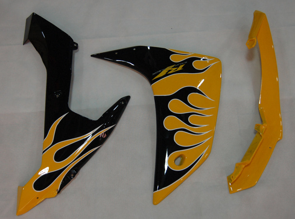 Carene Amotopart 2007-2008 Yamaha YZF-R1 Yellow &amp; Black Flame R1 Generico