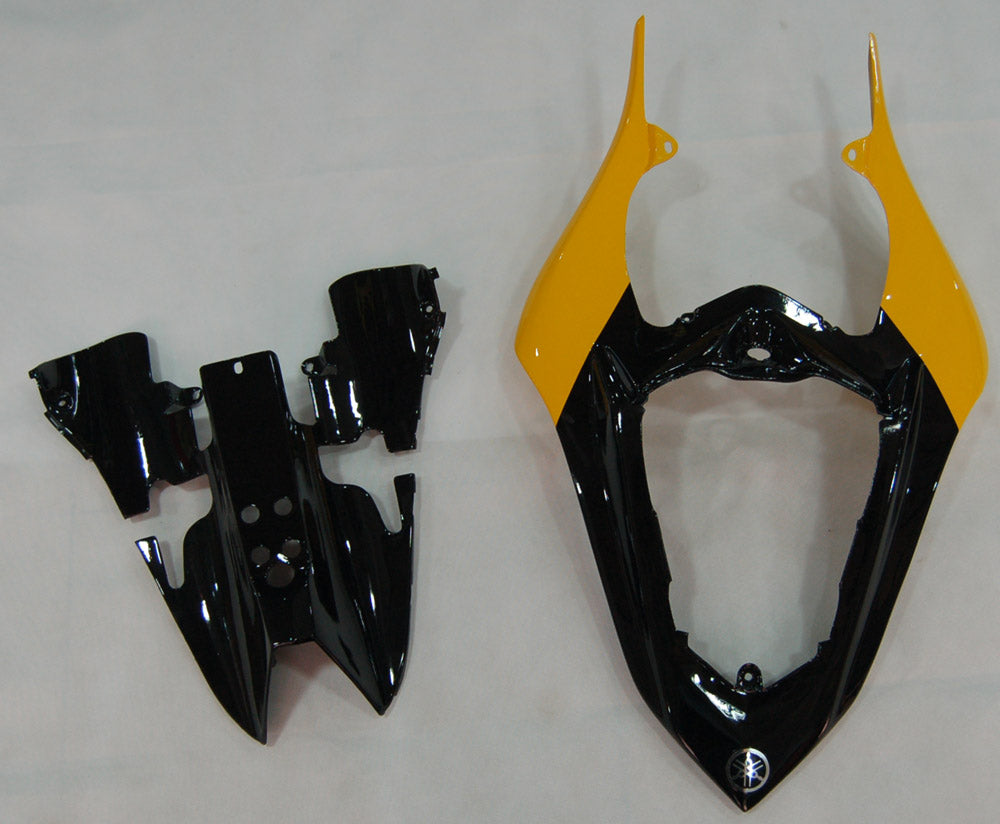 Carenados Amotopart 2007-2008 Yamaha YZF-R1 Yellow &amp; Black Flame R1 Generic