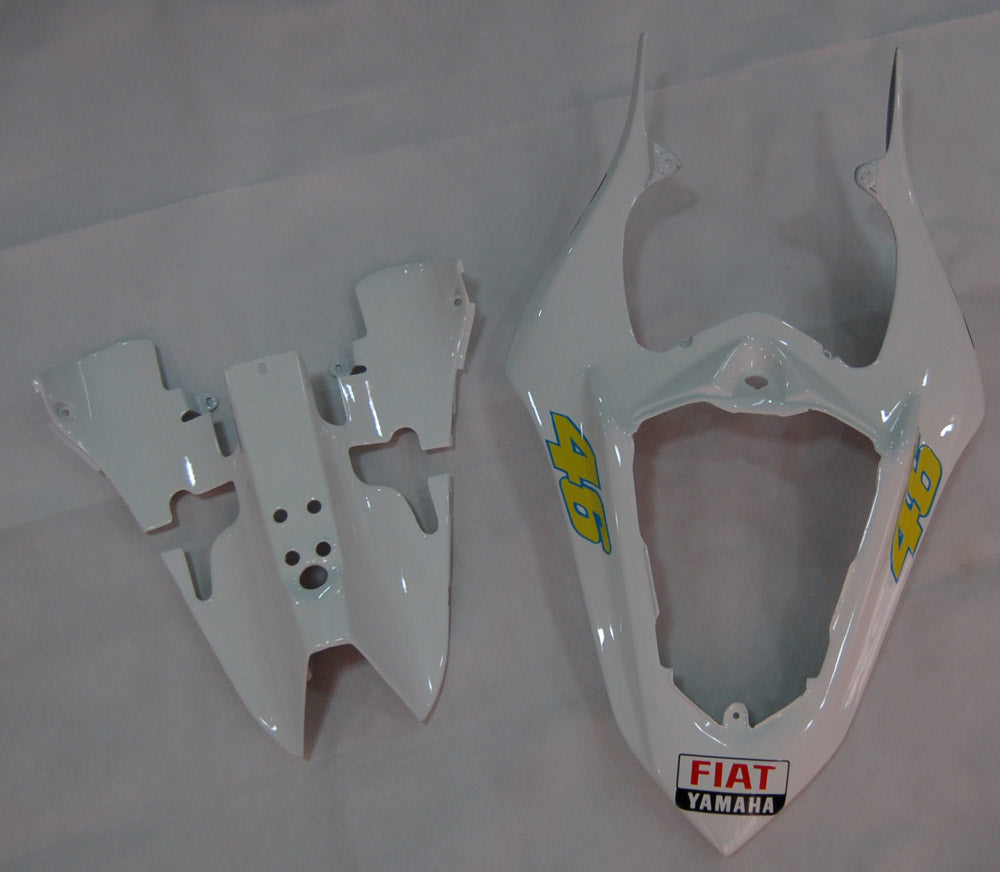 Amotopart Carenados 2007-2008 Yamaha YZF-R1 Negro Blanco FIAT R1 Genérico