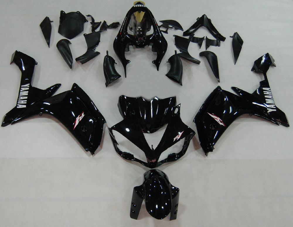 Carene Amotopart 2007-2008 Yamaha YZF-R1 All Black R1 Generico