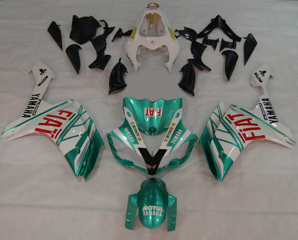 Carene Amotopart 2007-2008 Yamaha YZF-R1 verde smeraldo bianco FIAT generico