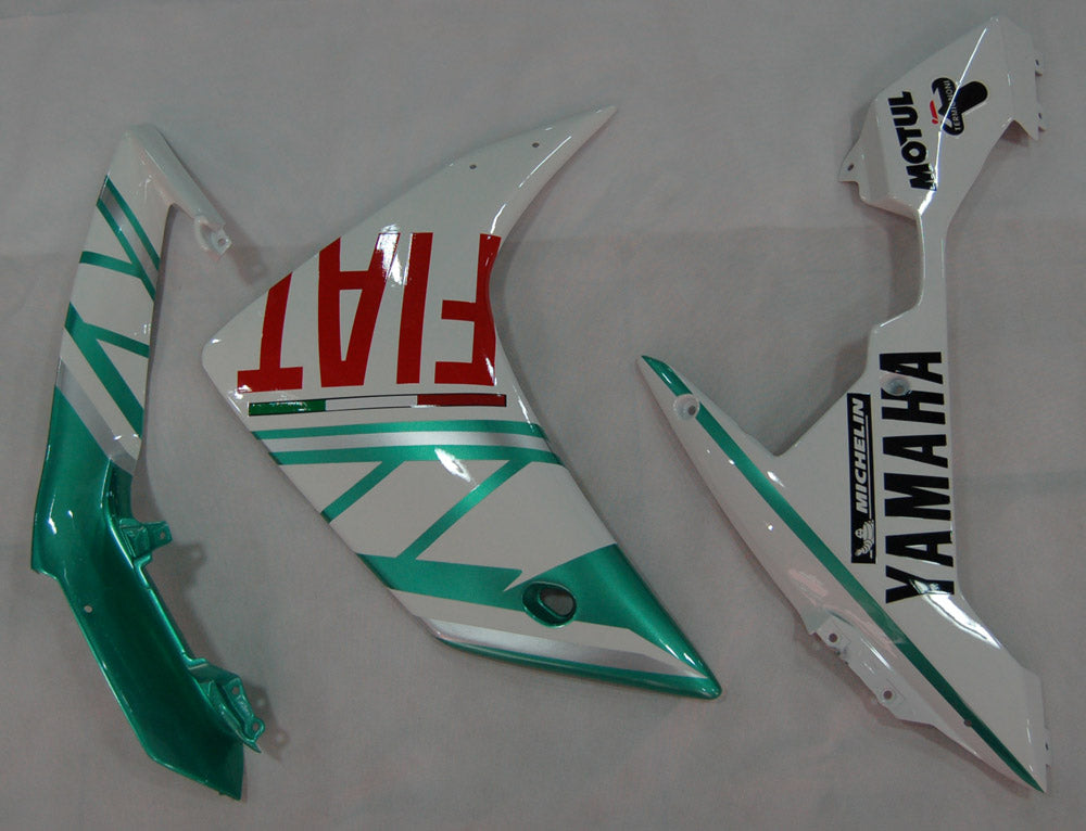 Amotopart Carenados 2007-2008 Yamaha YZF-R1 Emerald Green White FIAT Genérico