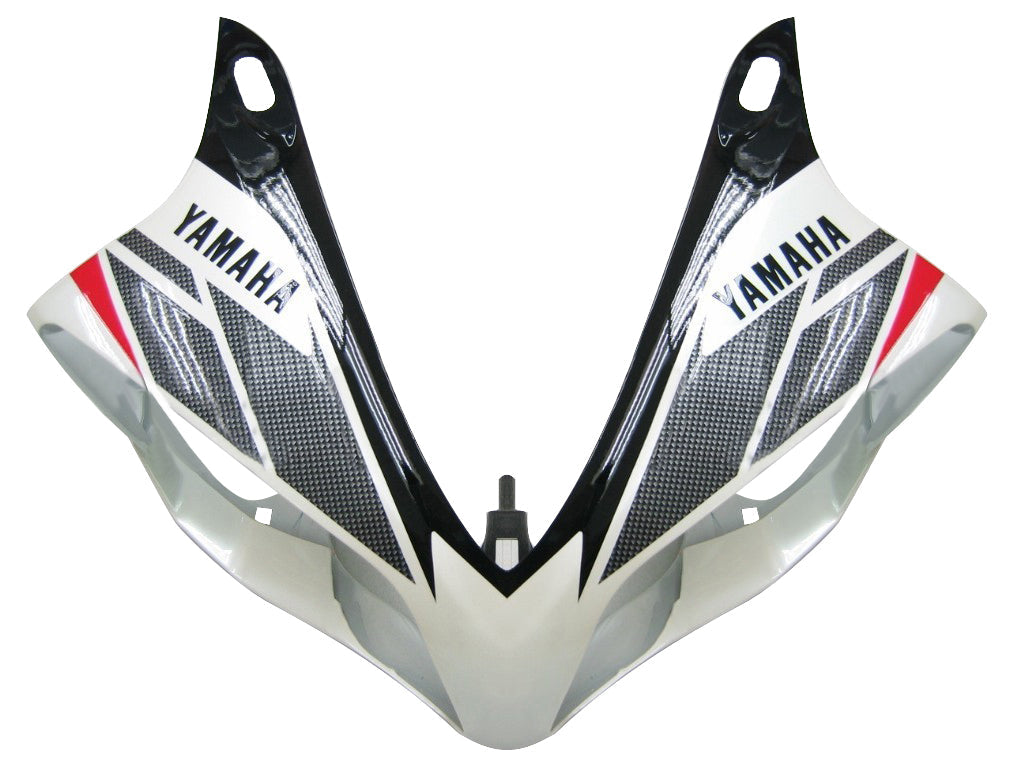 Amotopart Carenados 2007-2008 Yamaha YZF-R1 Blanco Carbon Look R1 Genérico