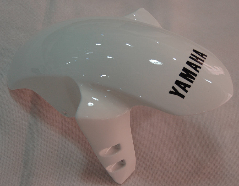 Amotopart Carénages 2007-2008 Yamaha YZF-R1 Blanc &amp; Rouge Foncé Flame R1 Generic