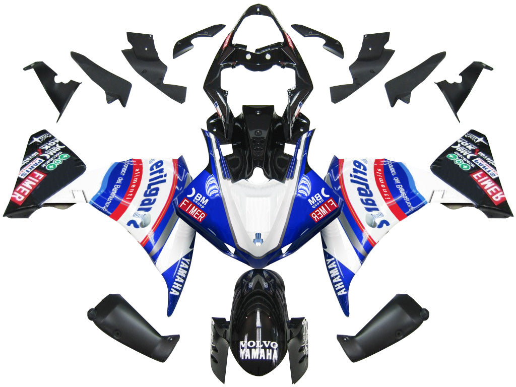 Amotopart Carenados 2009-2011 Yamaha YZF-R1 Azul Blanco Sterilgard Genérico