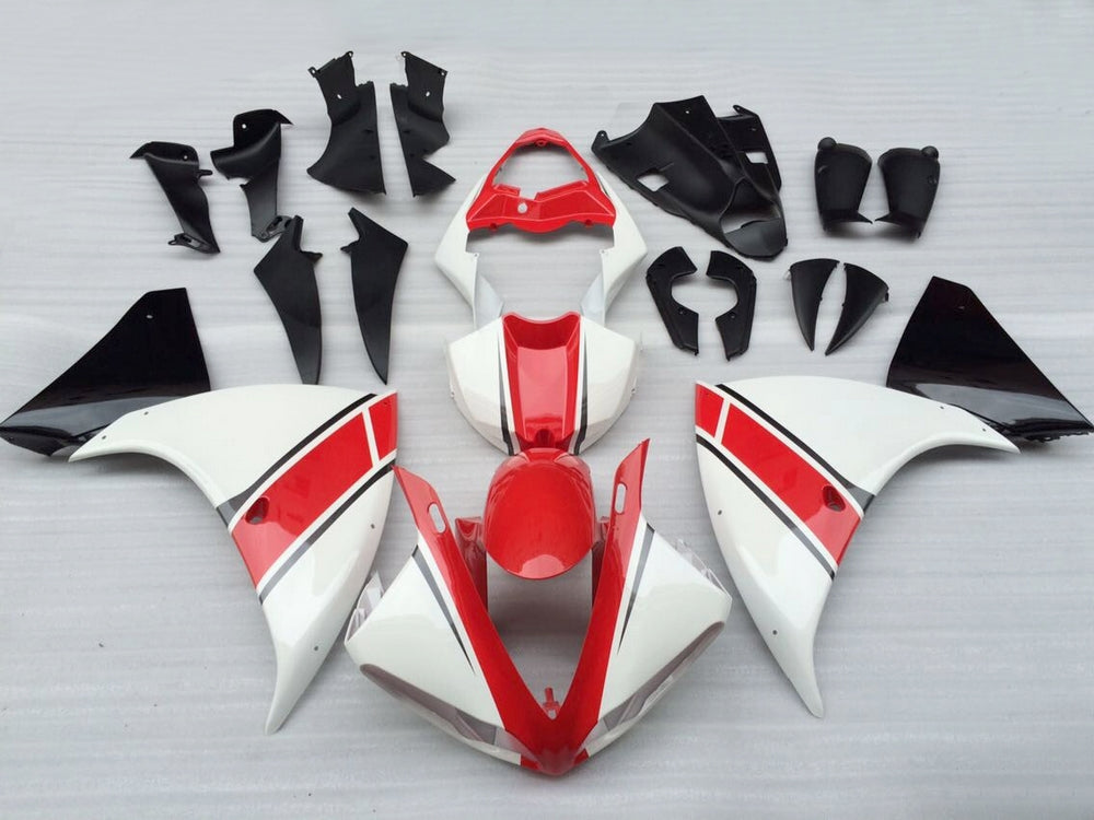 Amotopart Carenados 2009-2011 Yamaha YZF-R1 Blanco Rojo Negro Genérico