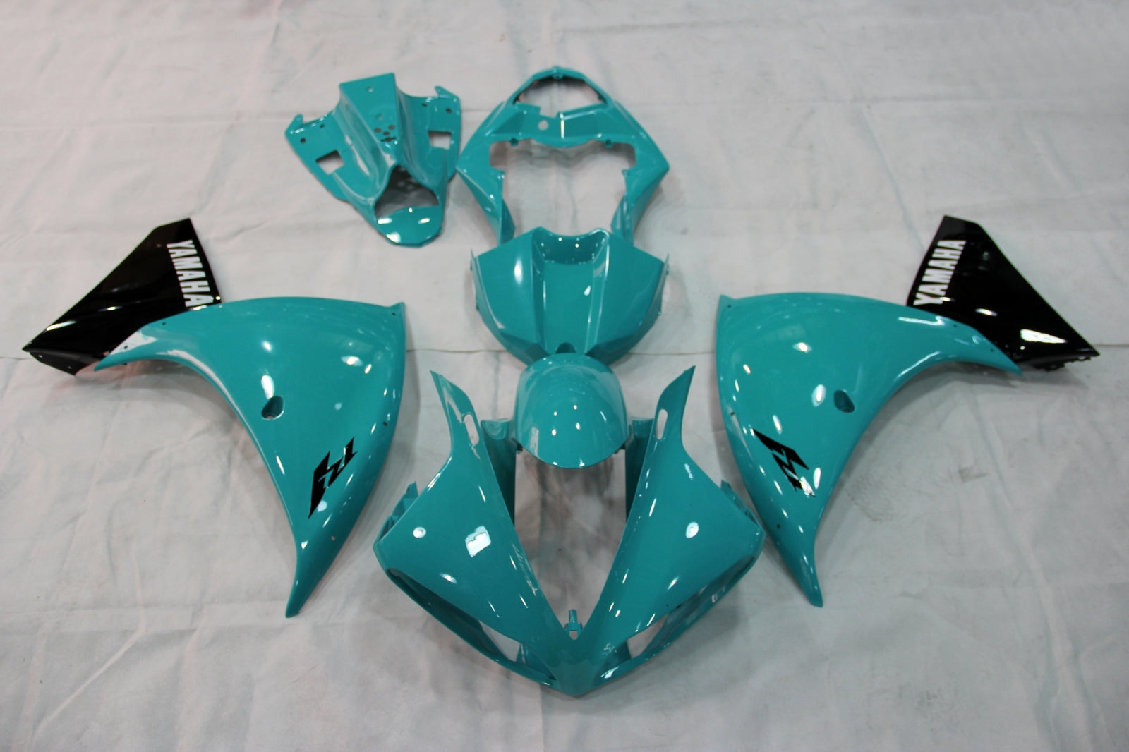 Amotopart Carenados 2009-2011 Yamaha YZF-R1 Azul Esmeralda Genérico