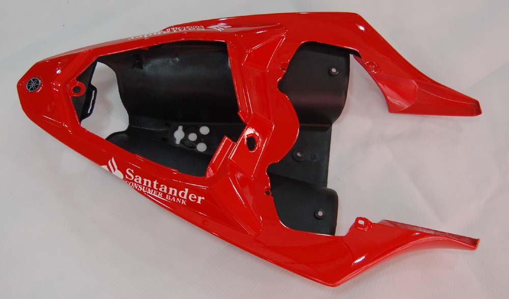 Carénages Amotopart 2009-2011 Yamaha YZF-R1 Rouge Noir Santander Bank R1 Generic