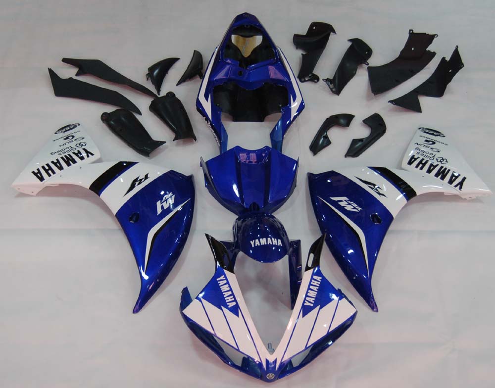 Amotopart Carenados 2009-2011 Yamaha YZF-R1 Azul Blanco R1 Genérico