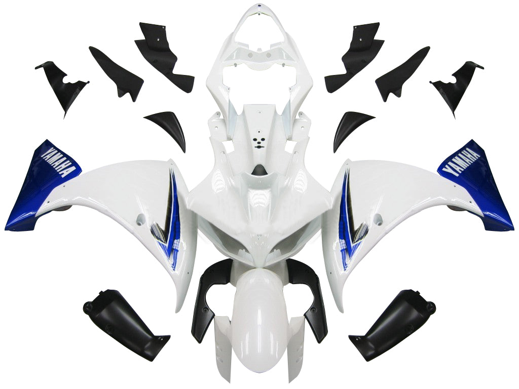 Carénages Amotopart 2009-2011 Yamaha YZF-R1 Blanc Bleu Noir R1 Generic