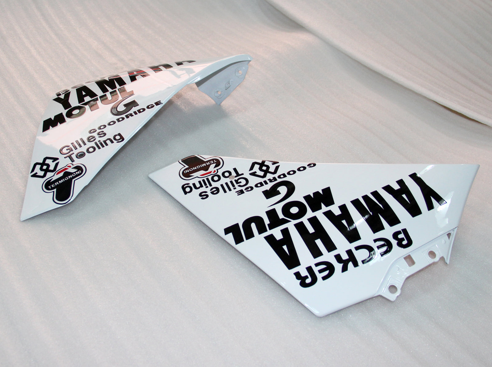 Amotopart Carenature in plastica 2012-2014 Yamaha YZF R1 Blu Bianco FIAT Generico