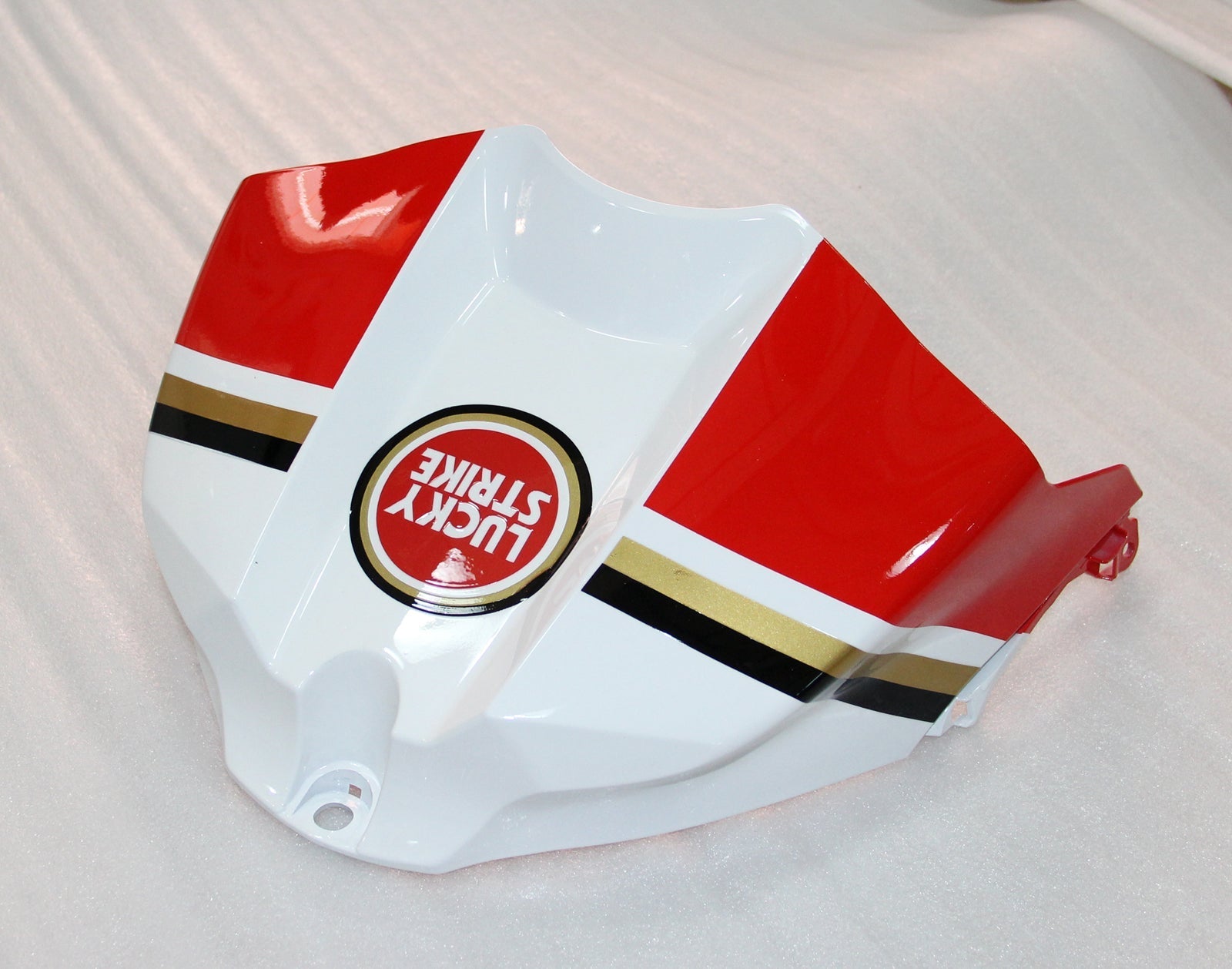 Amotopart Carénages Plastiques 2012-2014 Yamaha YZF R1 Rouge Blanc Lucky Strike Generic