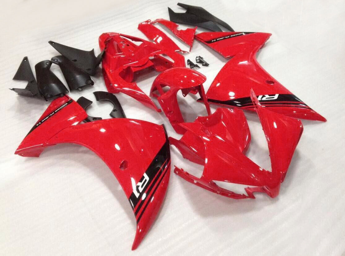 Carene in plastica Amotopart 2012-2014 Yamaha YZF R1 Rosso R1 Generico