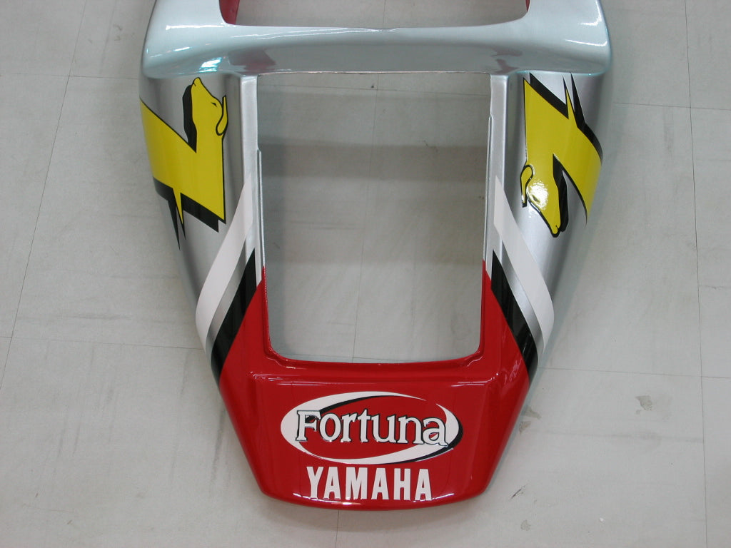 Amotopart Carenados 1998-1999 Yamaha YZF-R1 Rojo Plata No.7 Fortuna Genérico