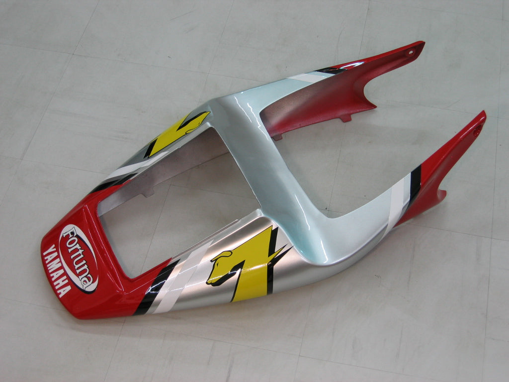 Amotopart Carenados 1998-1999 Yamaha YZF-R1 Rojo Plata No.7 Fortuna Genérico