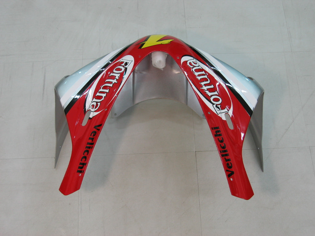 Amotopart Carenados 1998-1999 Yamaha YZF-R1 Rojo Plata No.7 Fortuna Genérico