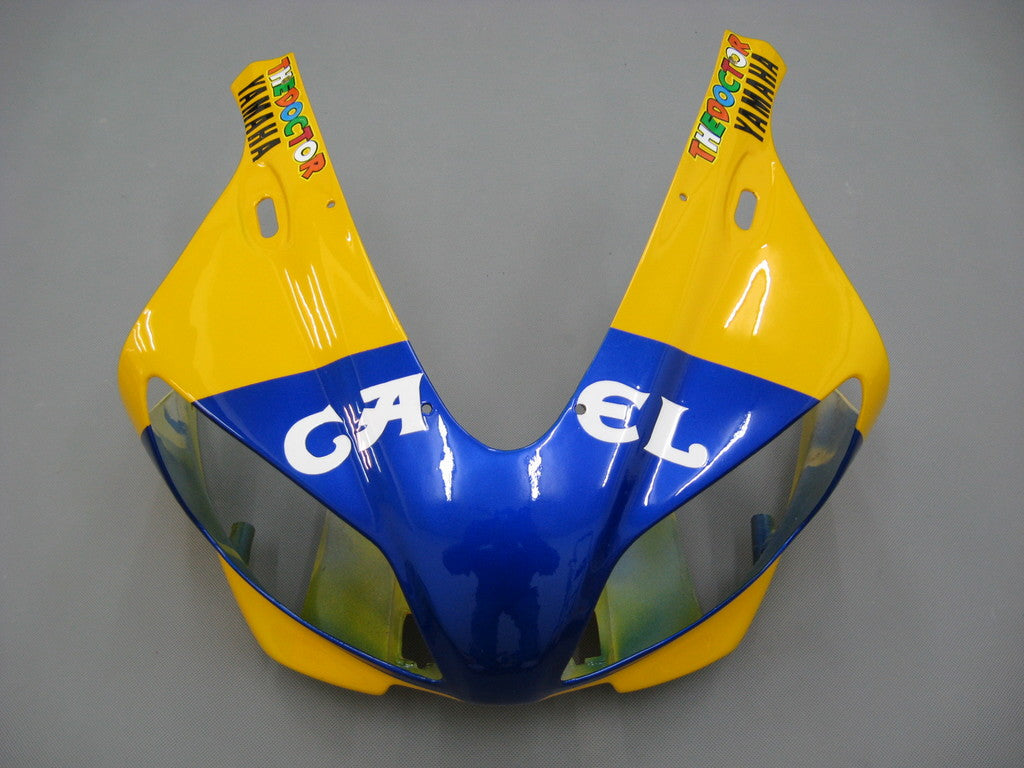 Carénages Amotopart 1998-1999 Yamaha YZF-R1 Jaune Bleu No.46 Camel Generic