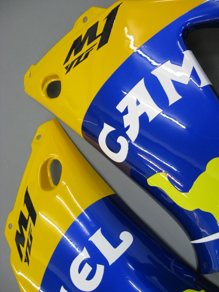 Amotopart Carenados 1998-1999 Yamaha YZF-R1 Amarillo Azul No.46 Camel Genérico