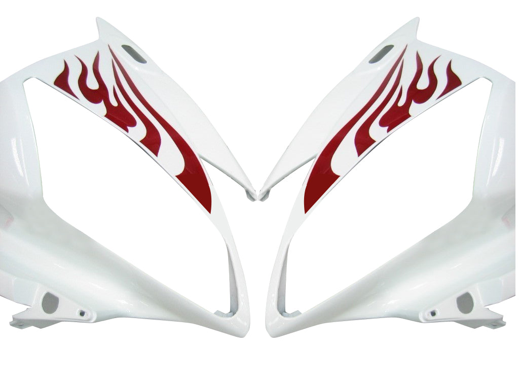 Carene Amotopart 2006-2007 Yamaha YZF-R6 White &amp; Red Flame R6 Generic