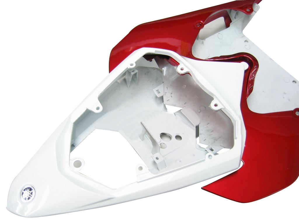 Carénages Amotopart 2008-2016 Yamaha YZF-R6 White &amp; Red Flame R6 Generic