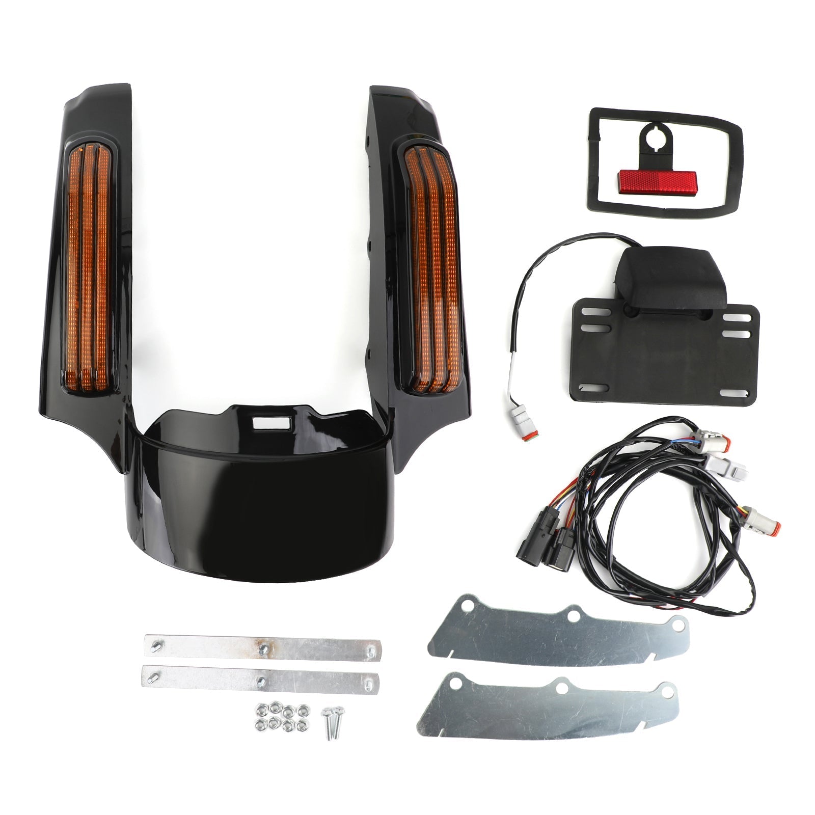 Lumière LED de garde-boue arrière pour Touring Road King FLHR Street Glide FLHX Generic