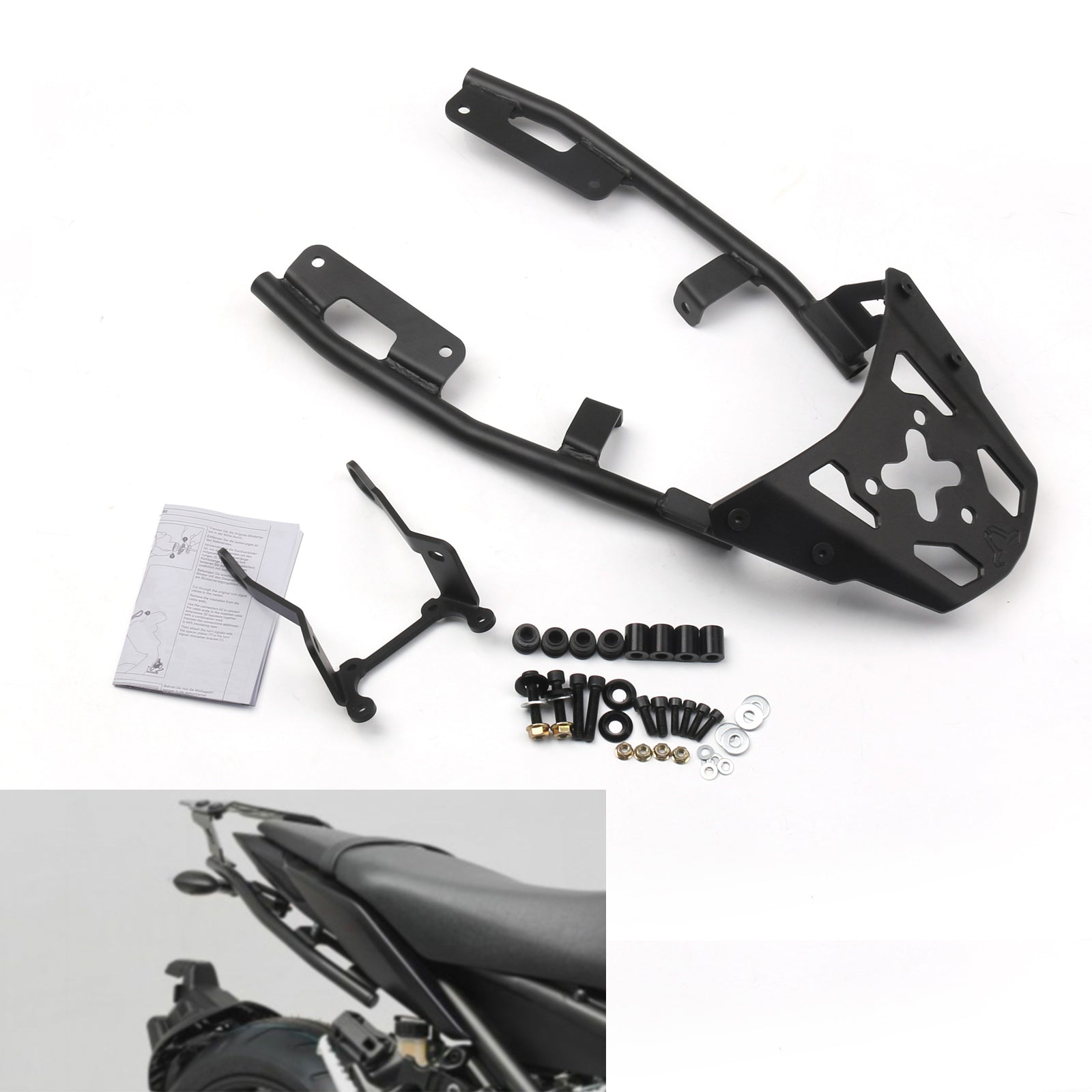 Luggage Rack Rear Carrier Plate kit For Yamaha MT-09 MT 09 2017