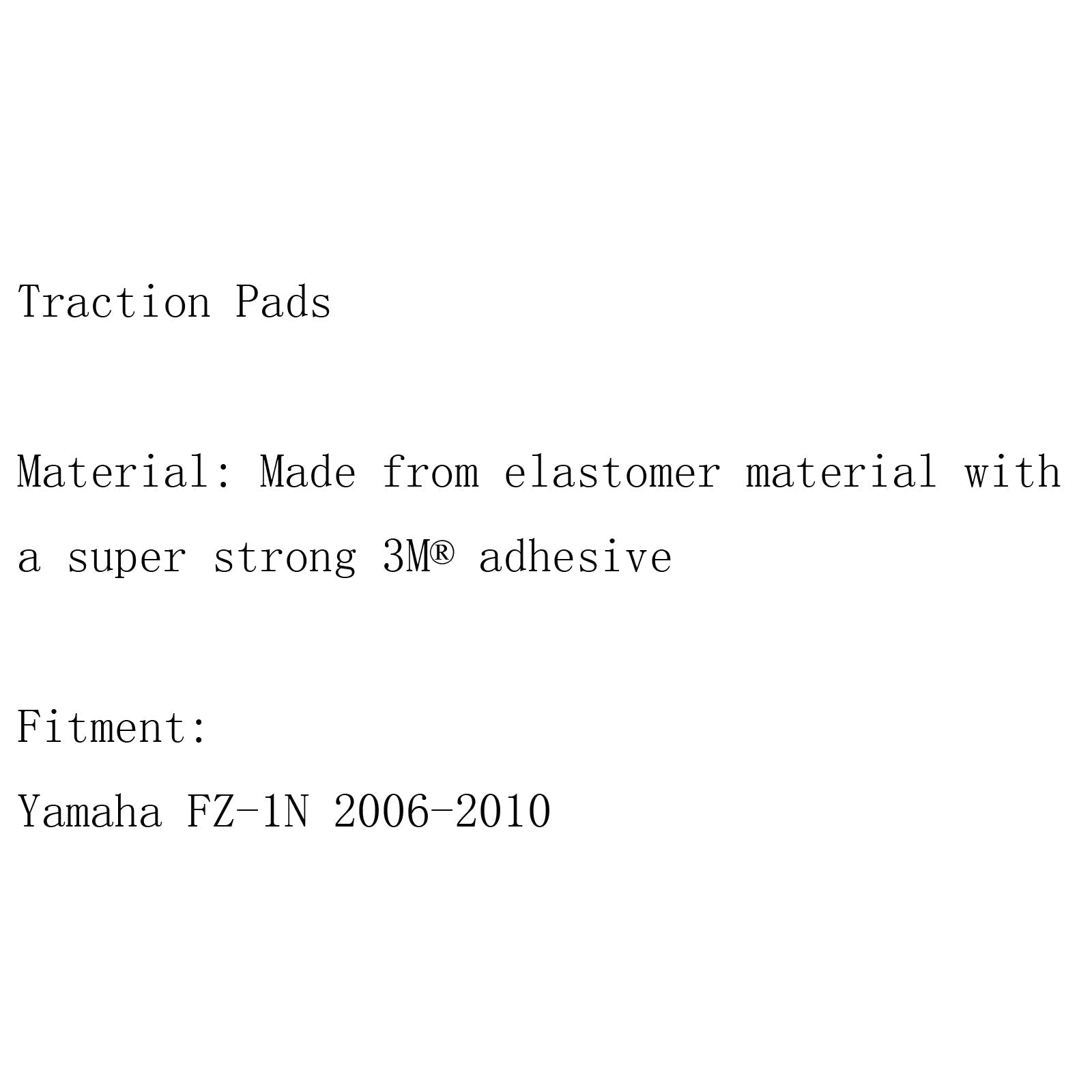 Coussinets de traction de réservoir Protecteur de genouillère à gaz latéral pour Yamaha FZ-1N FZ1000 06-2015 Generic