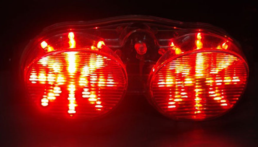 Clignotants de feu arrière LED intégrés pour Yamaha YZF R6 2001-2002 générique