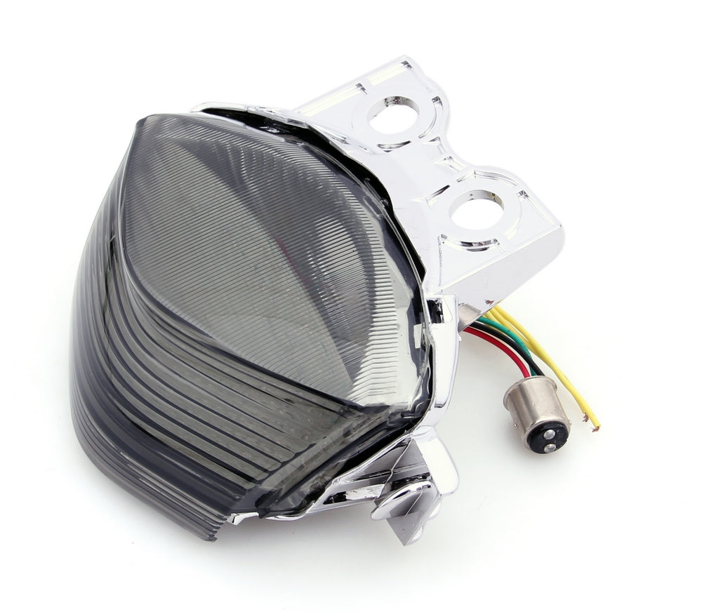 Fanale posteriore a LED integrato per Kawasaki Ninja 650R (06-2008) 2 colori Generico