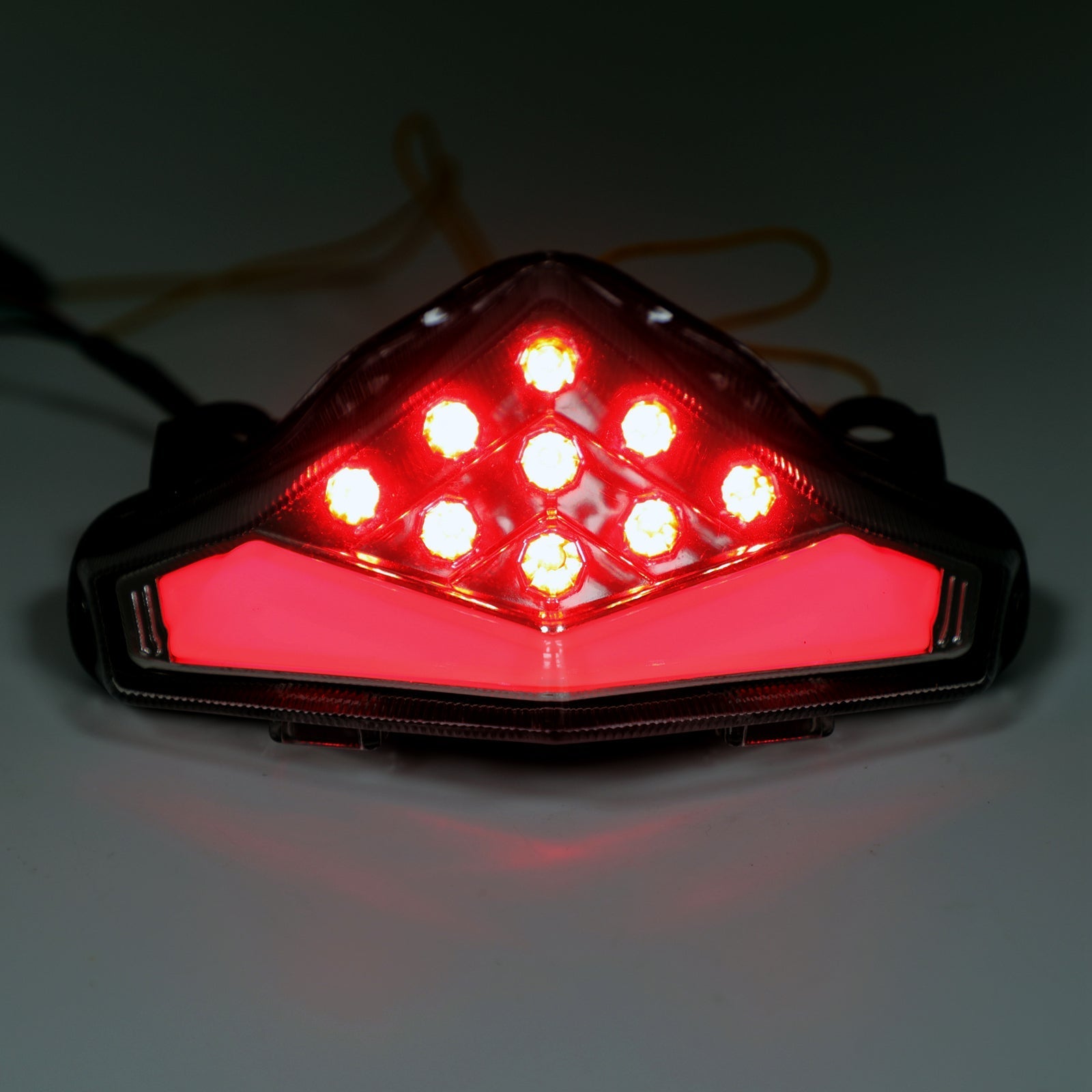 Clignotants de feu arrière LED intégrés pour Kawasaki ER-6 N/F (12-2014) 2 couleurs génériques