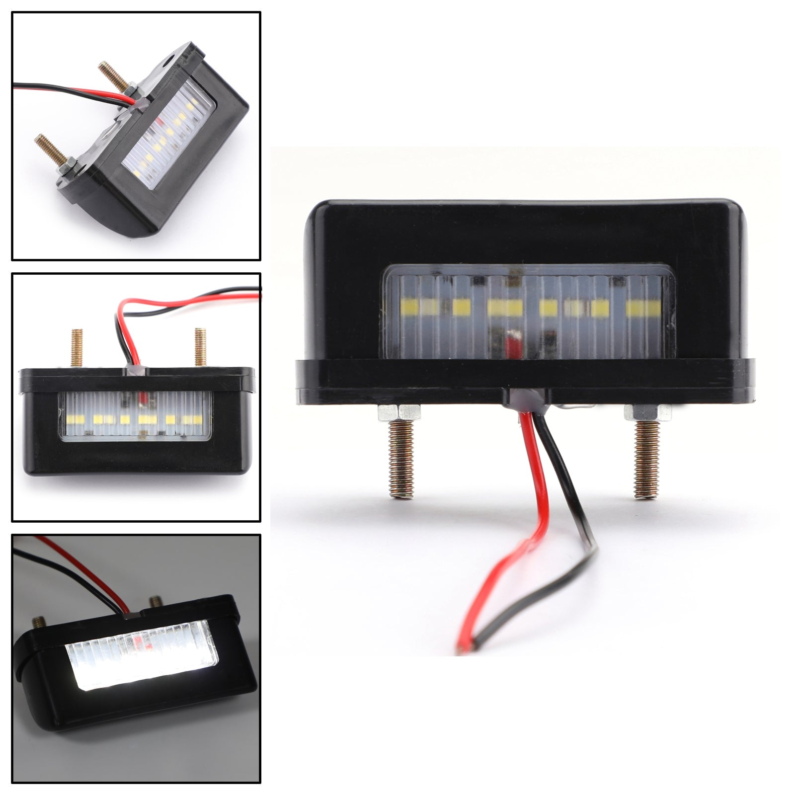 Moto LED arrière plaque d'immatriculation frein plaque d'immatriculation lumière Mini feu arrière générique