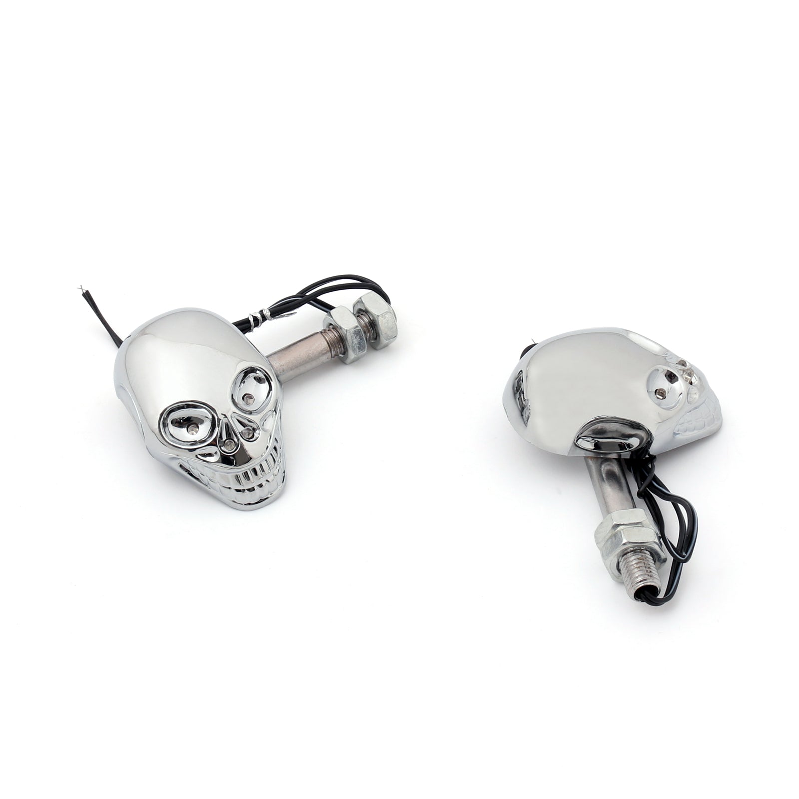 Moto Skull Blinker Blinker 12V LED Lampada a luce ambra generica