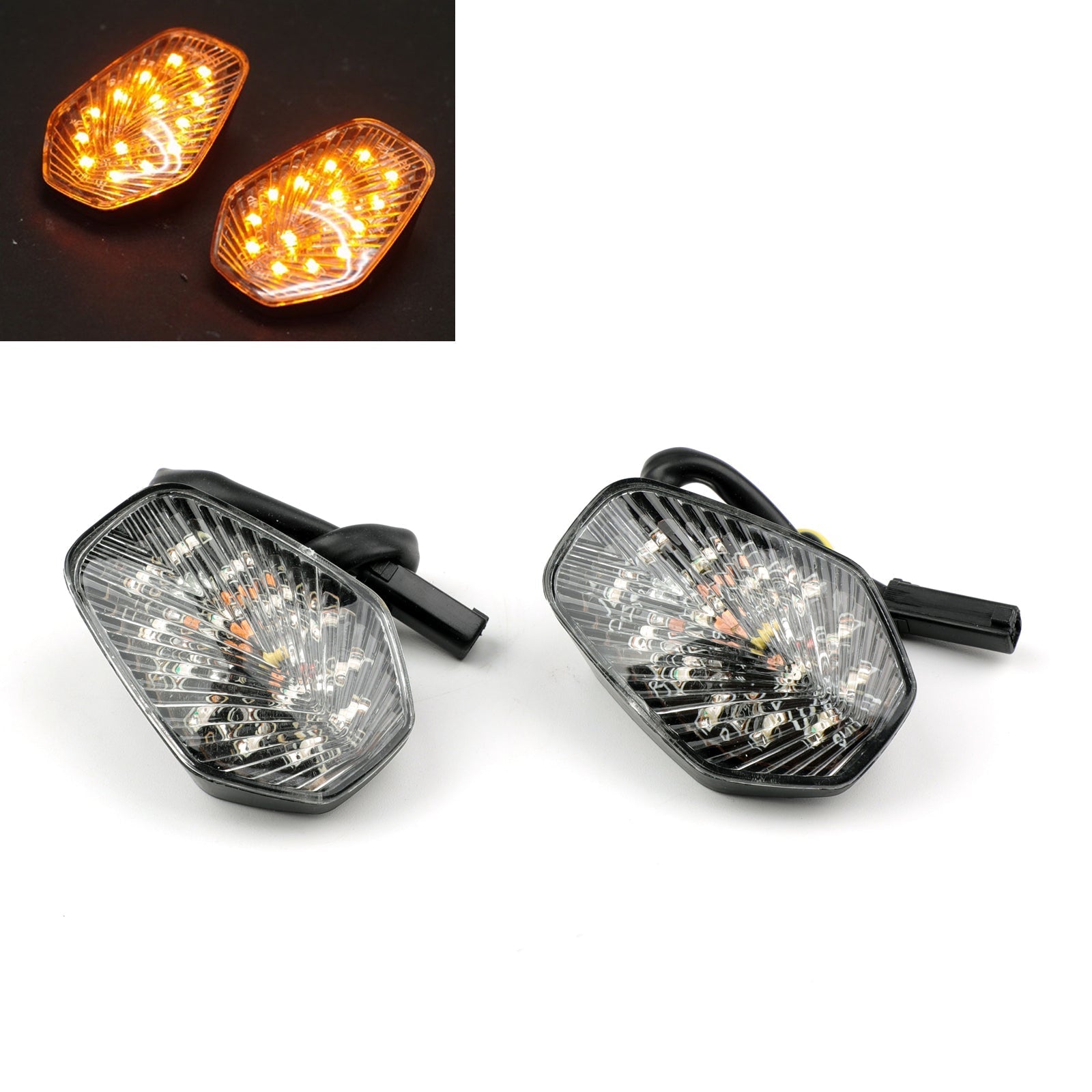 Clignotants Euro LED Encastrables pour Suzuki GSXR 600 GSXR750 GSX-R1000 Generic