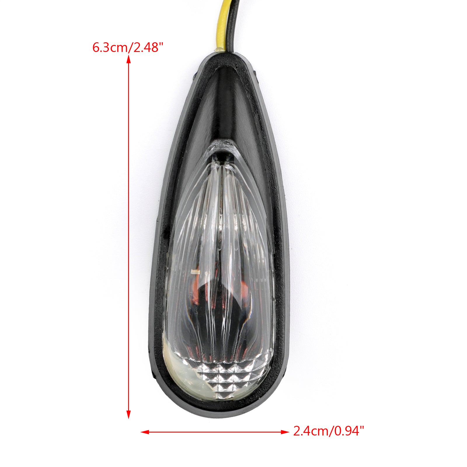 Clignotants arrière LED Euro encastrés pour Honda CBR 600 900 929 1000 RR Generic