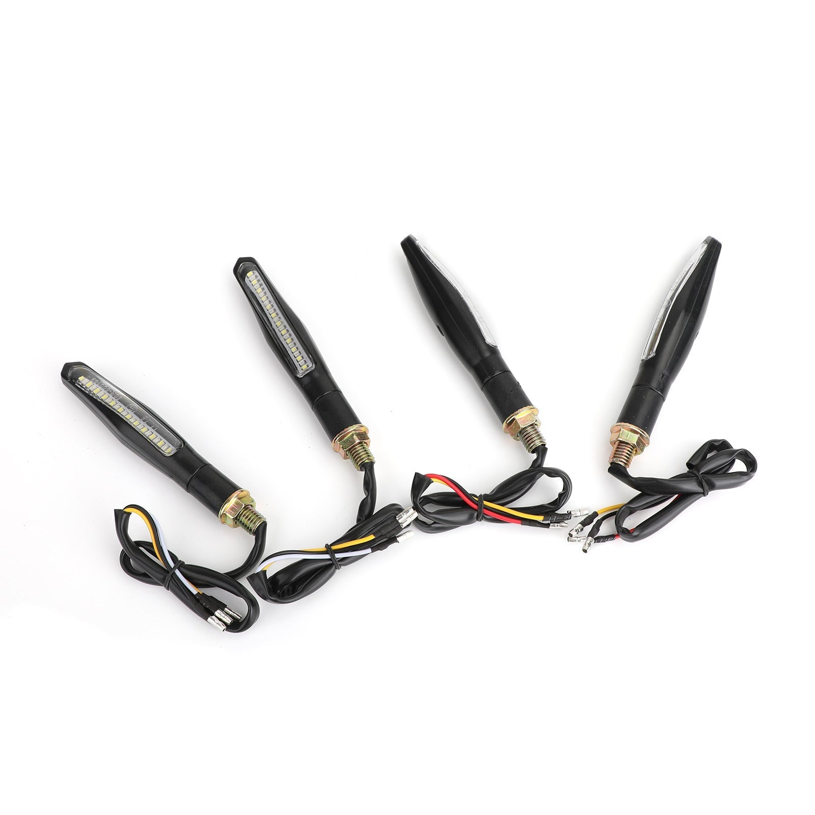 4x clignotants séquentiels LED clignotants de moto feux DRL lampe de frein générique