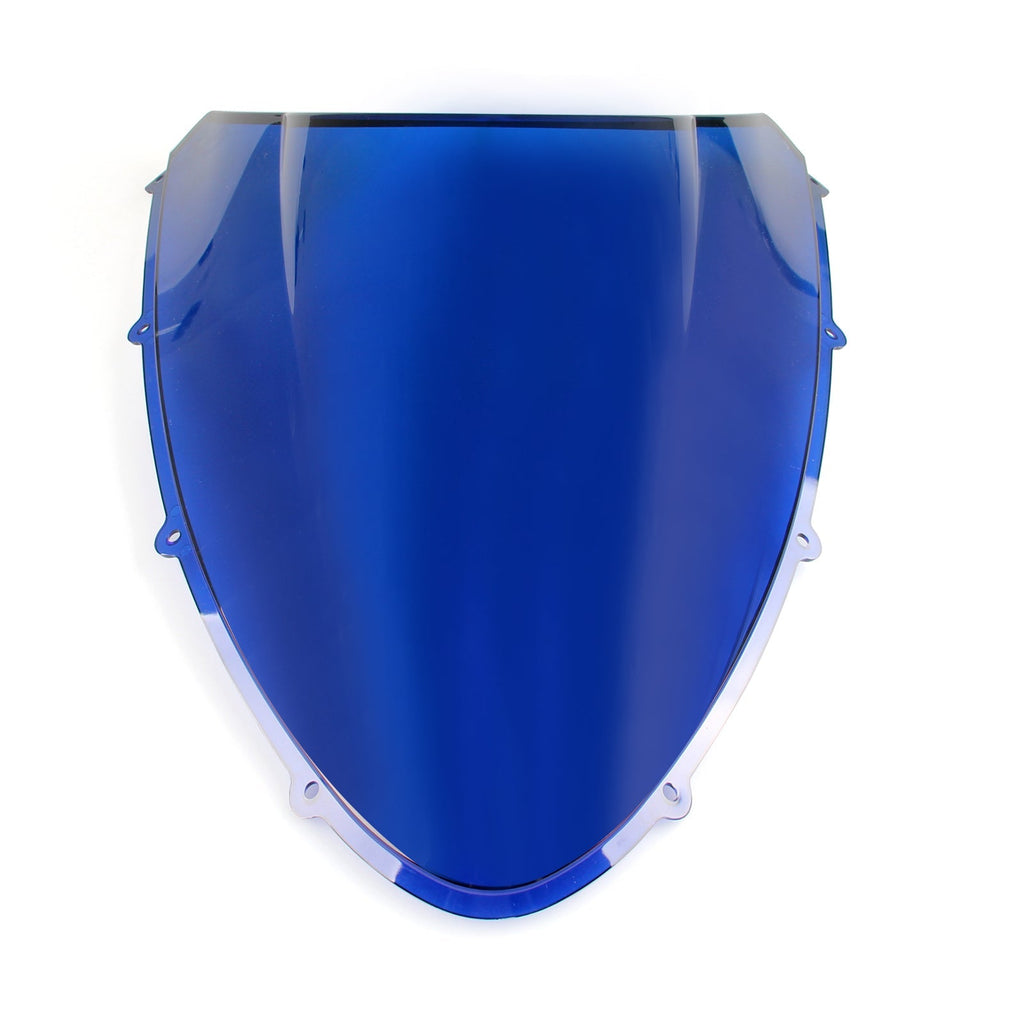 Pare-brise Double Bulle HETEVSCCK Pour Yamaha YZF-R6 600 (1998-2002) - Noir, Protection Vent, Look Sportif