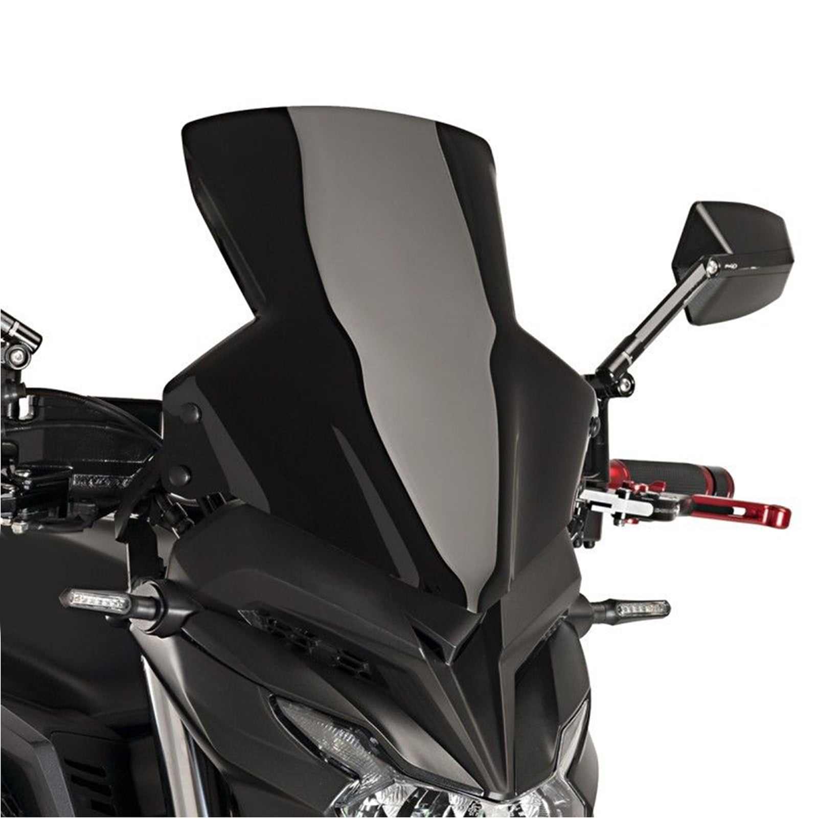 Bouclier de pare-brise en plastique ABS avec support pour Honda CB650F 2014-2017 générique