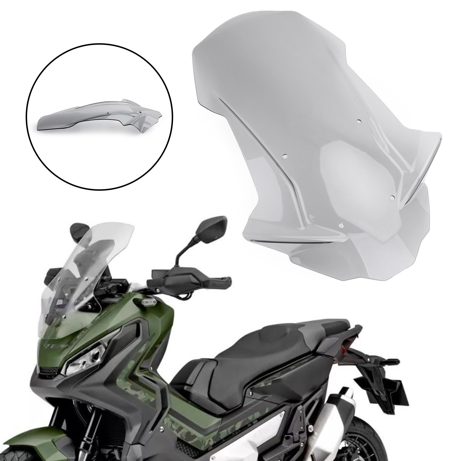 1x pare-brise de moto en plastique ABS pour Honda 2107-2019 X-ADV 750 générique