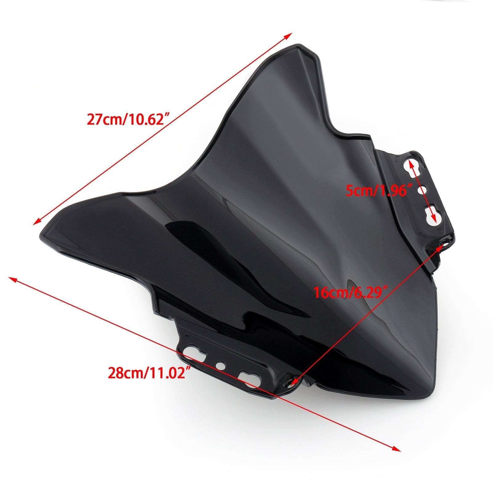 Pare-brise de moto ABS pour Kawasaki Ninja 250SL 2014-2017 générique