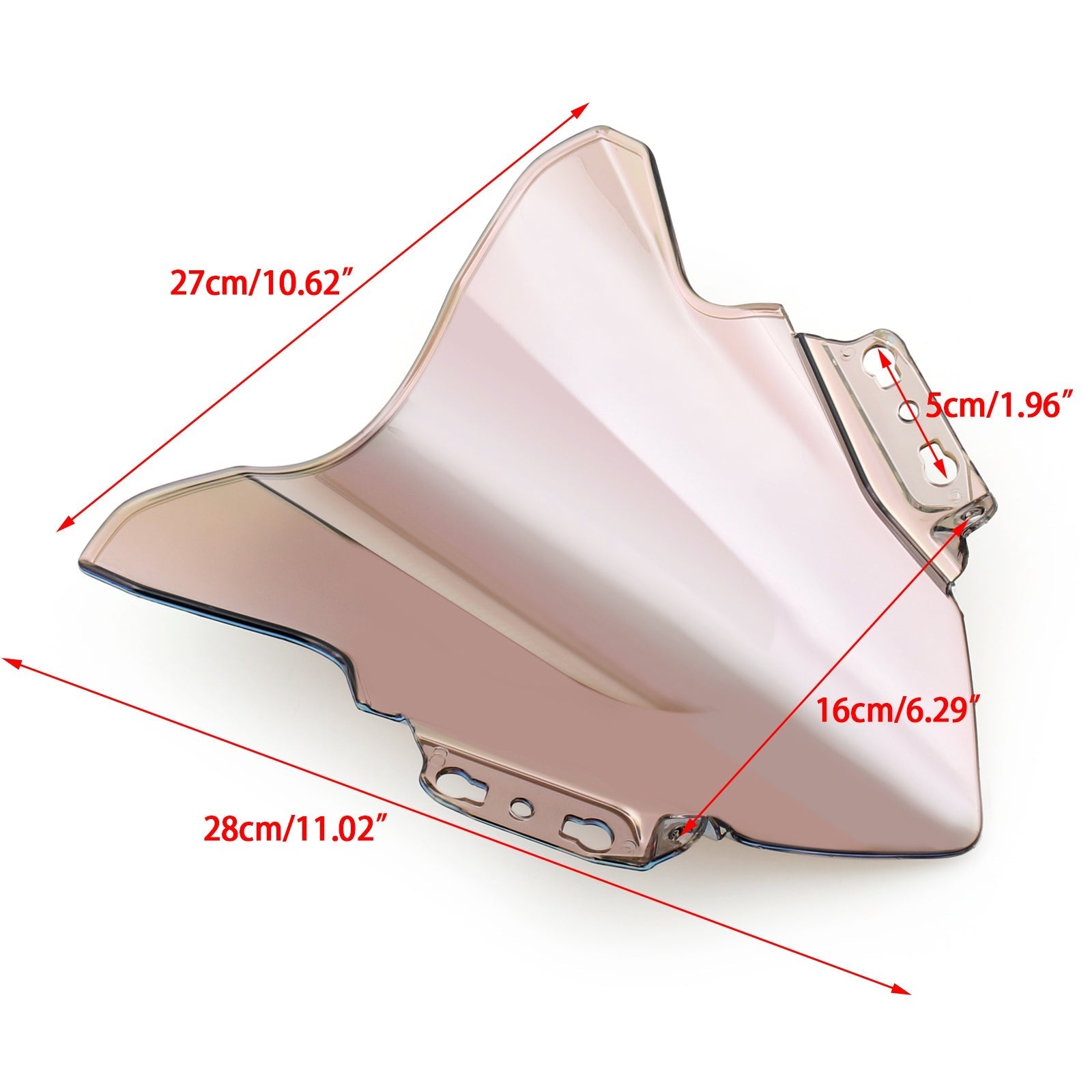 Pare-brise de moto ABS pour Kawasaki Ninja 250SL 2014-2017 générique