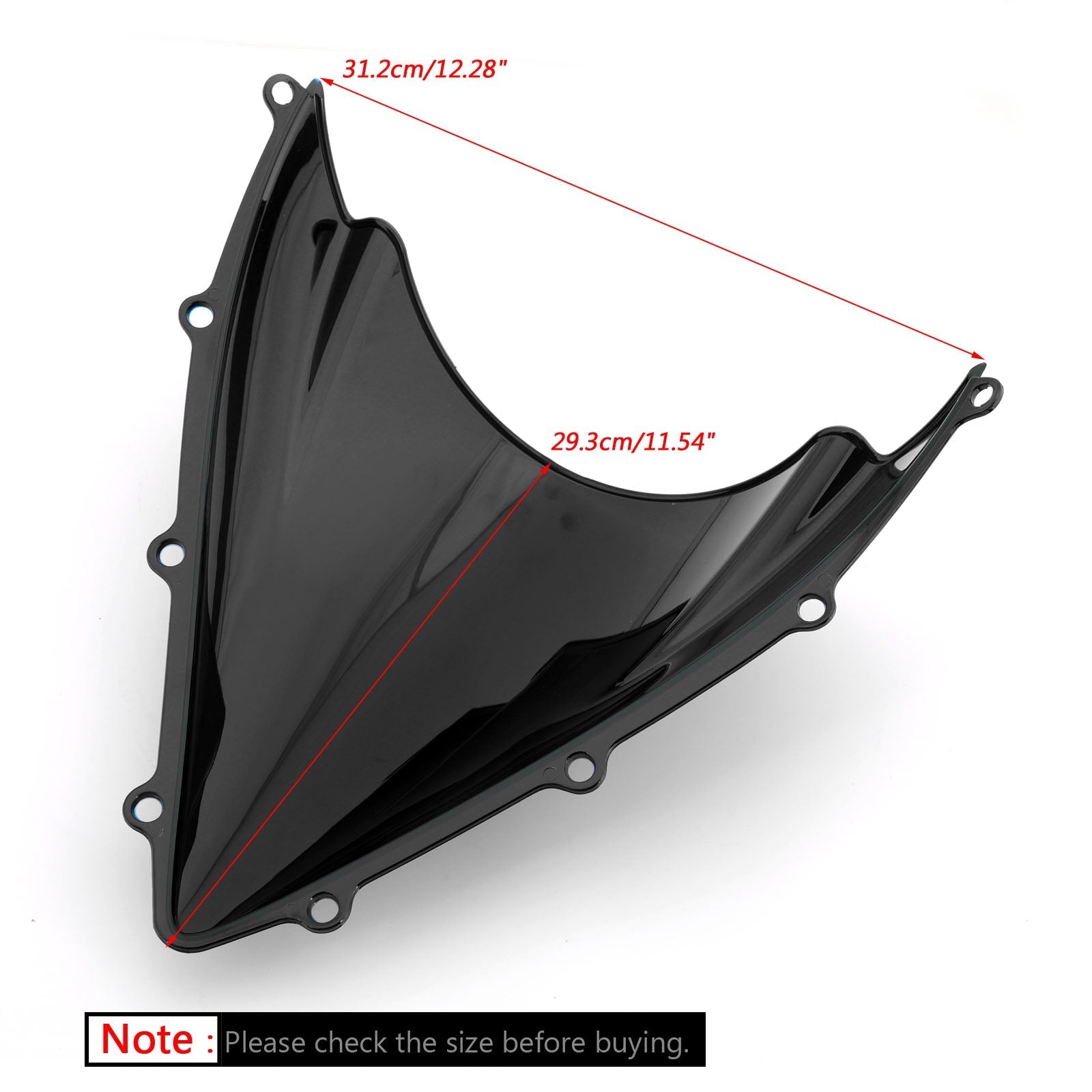 Pare-brise pare-brise ABS pour MV Agusta 2012-2017 F3 800 675 pare-vent générique