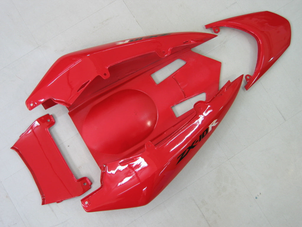 Amotopart Carenados 2004-2005 Kawasaki ZX10R Rojo y Negro Ninja Genérico