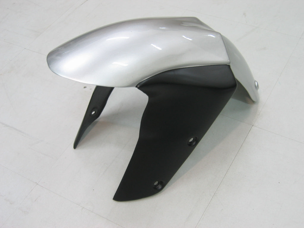 Amotopart Carenados 2004-2005 Kawasaki ZX 10R Plata Negro Ninja Genérico